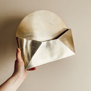Brushed Gold Mail Holder